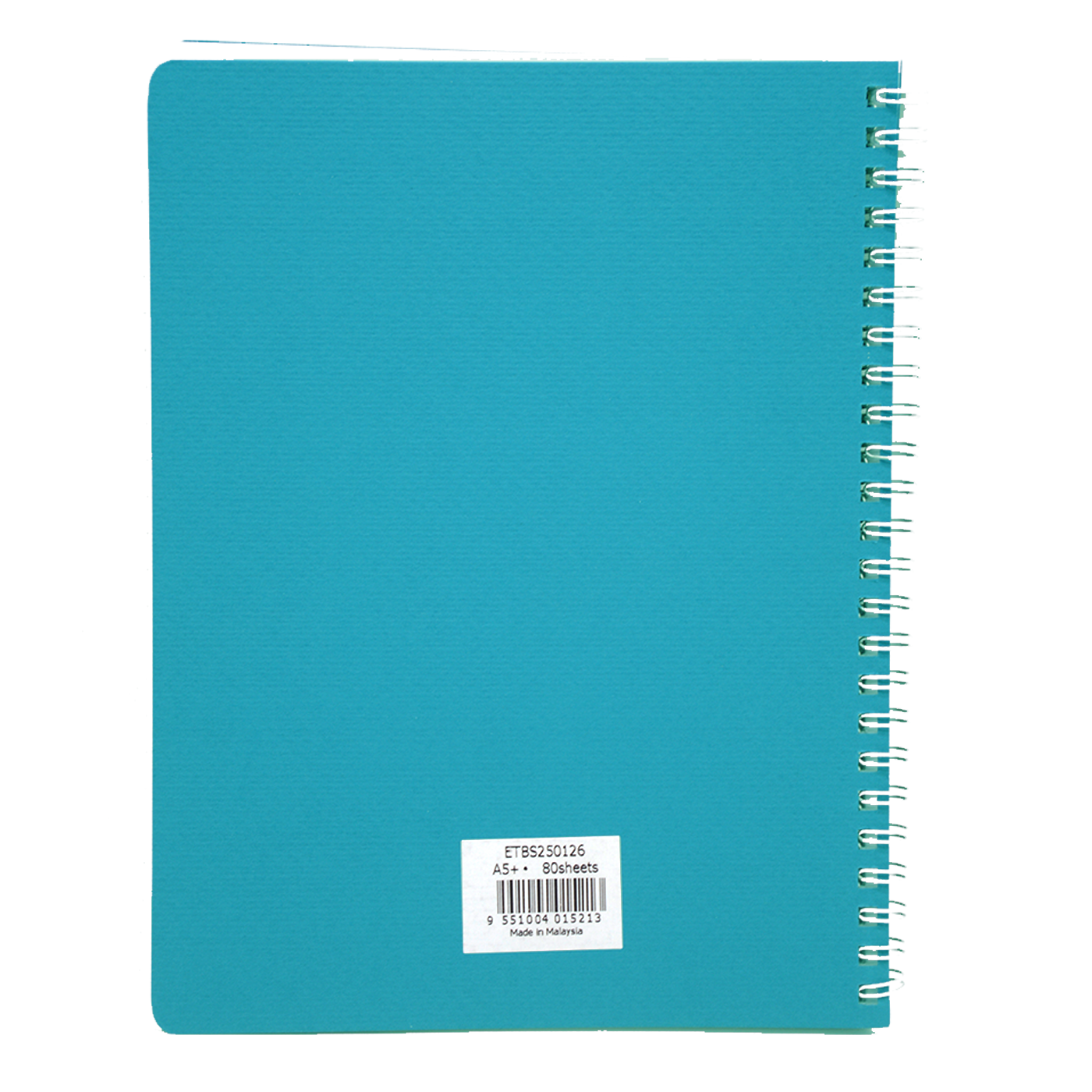LAMBERT WIRE-O CARD COVER LINE EXERCISE NOTE BOOK A5 80SHT- AZZURE MARE
