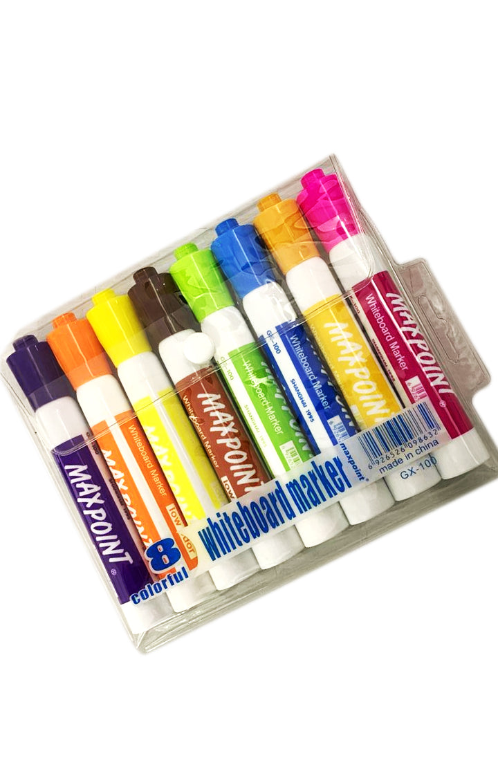 MAXPOINT 8COLORFUL WHITE BOARD MARKER
