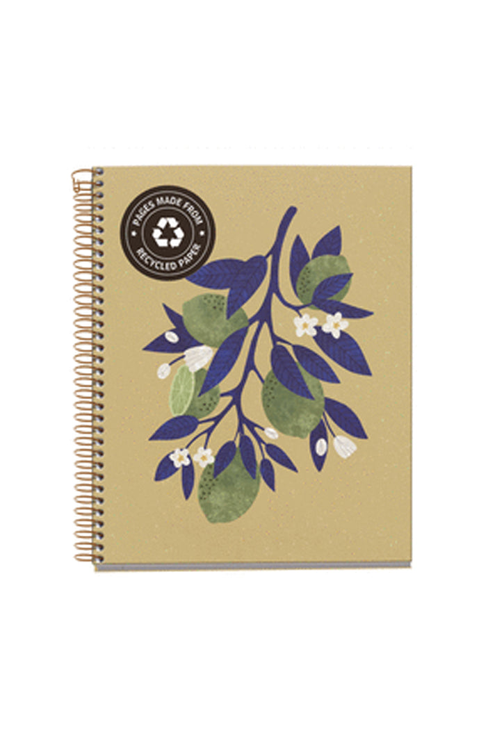 دفتر 120 صفحة 80 جرام MIQUELRIUS MR HARD COVER SPIRAL A5 80G 120SHT 1LINE NOTEBOOK-ECO BRANCH FRUITS