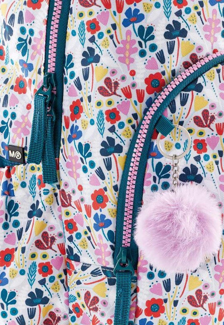 حقيبة ظهر مدرسية مقاس 17 MIQUELRIUS MR BACKPACK W/3 COMPARTMENT 17"- RECYCLE ALICE