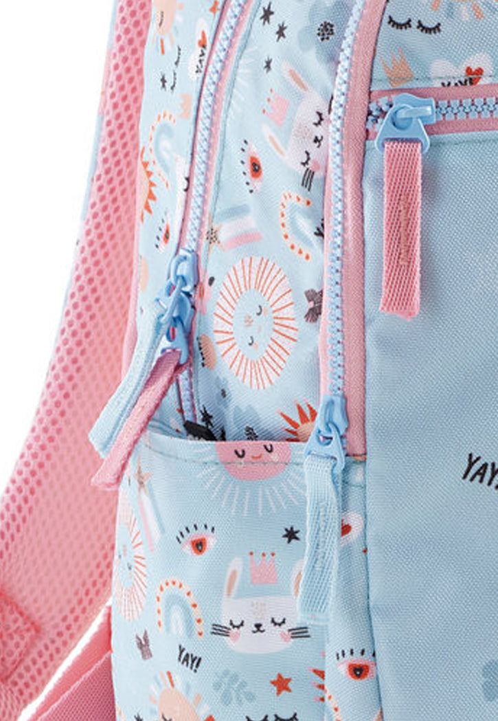 حقيبة ظهر مدرسية مقاس 16 MIQUELRIUS MR BACKPACK W/3 COMPARTMENT 16"- RECYLE SUN VIBES