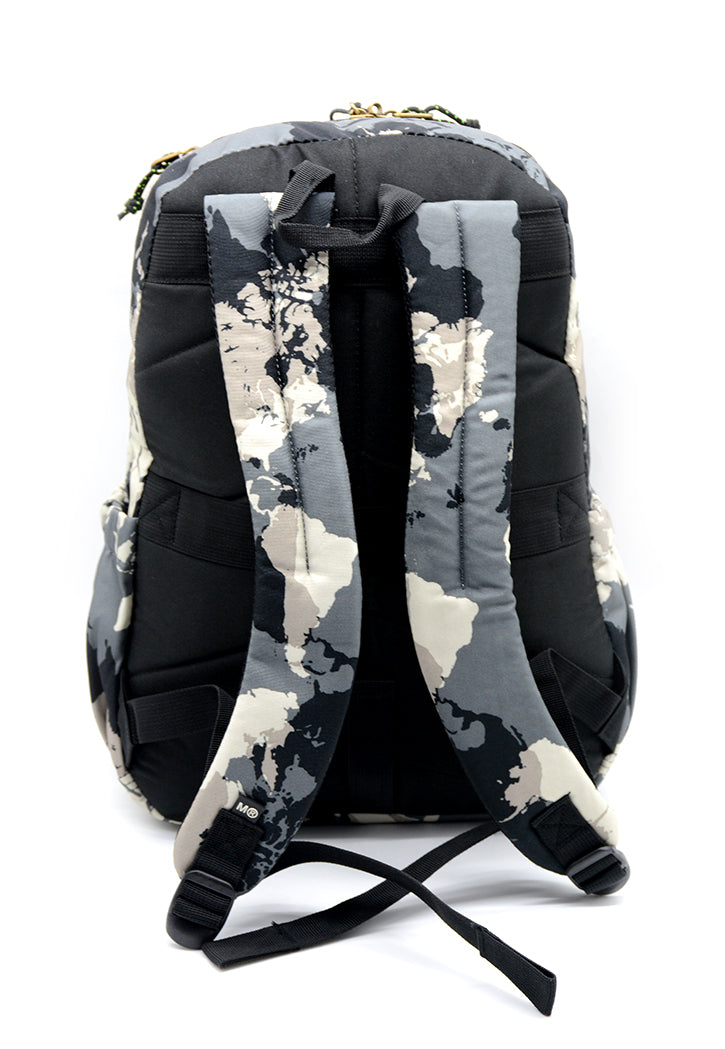 حقيبة ظهر مدرسية مقاس 17 MIQUELRIUS MR BACKPACK W/3 COMPARTMENT 17"-WORLD MAP