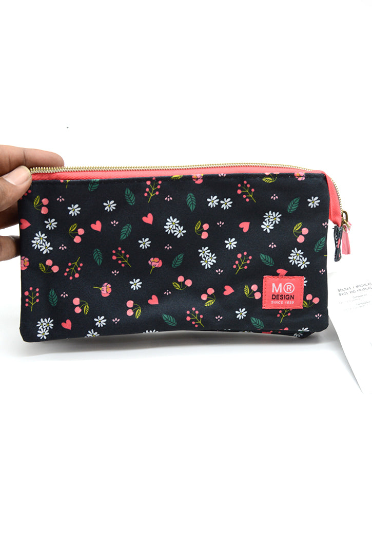 حافظة اقلام مقلمة MIQUELRIUS MR RECTANGLE PENCIL CASE-TRIPLE SAKURA MR