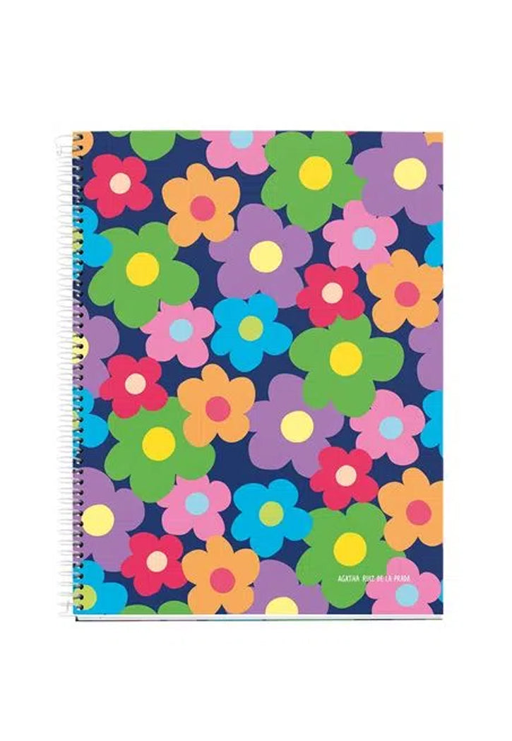 دفتر 120 صفحة 70 جرام MIQUELRIUS MR HARD COVER SPIRAL A4 70G 120SHT 1LINE NOTEBOOK-FLOWER ARP