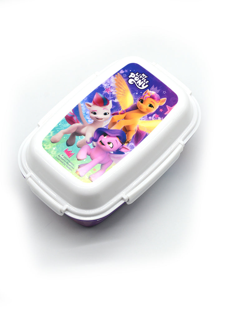 بوكس طعام MY LITTLE PONY LUNCH BOX W/4 CLIP CLOSURES & 3 TRAYS S-4404 MLY