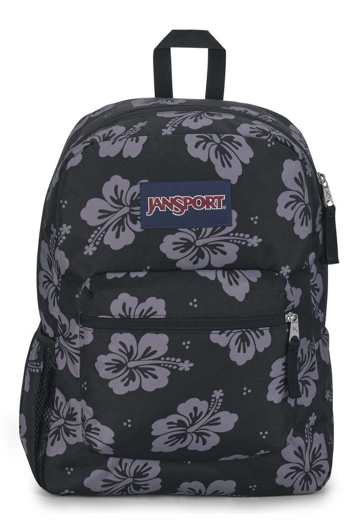 jansport backpack black and white flowers JANSPORT CROSS TOWN BACKPACK 18 LUAU LIFE حقيبة ظهر جان سبورت