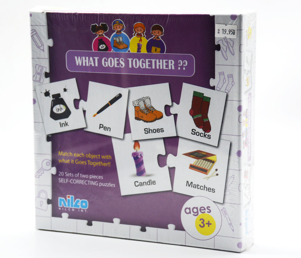 NILCO WHAT GOES TOGETHER SELF CORRECTING PUZZLE