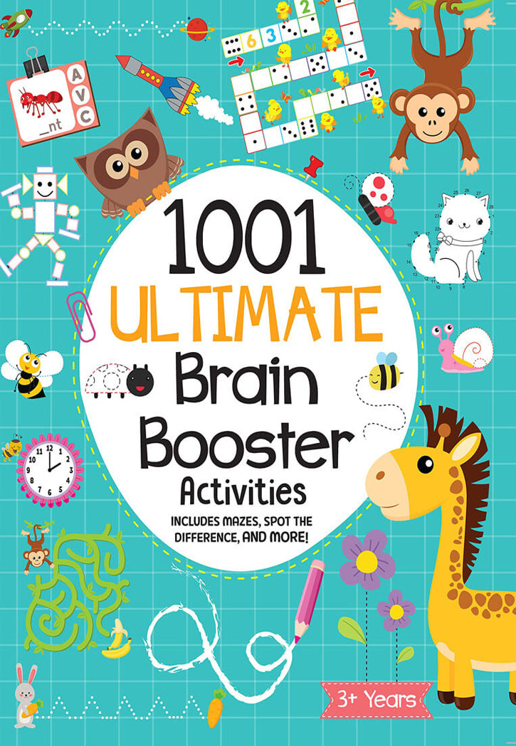 1001 JUMBO BRAIN BOOSTER ACTIVITIES 3+