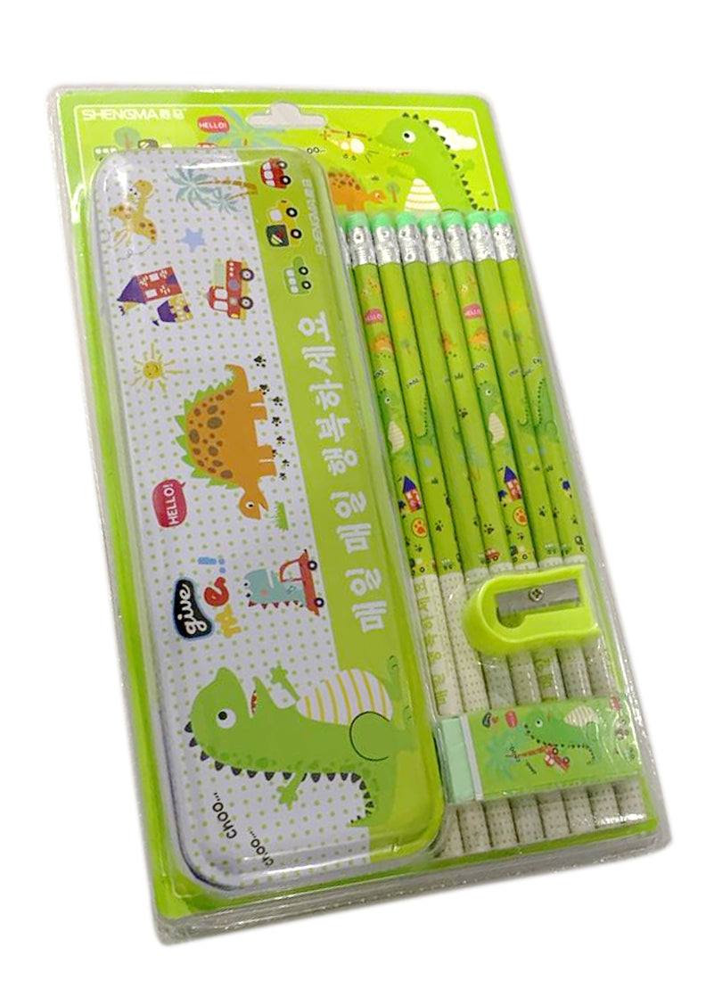 SHENGMA STATIONERY SET 11PCS/PKT ASSTD