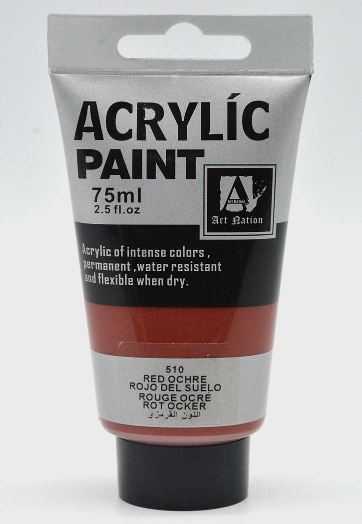ART NATION ACRYLIC PAINT 75ML-RED OCHRE
