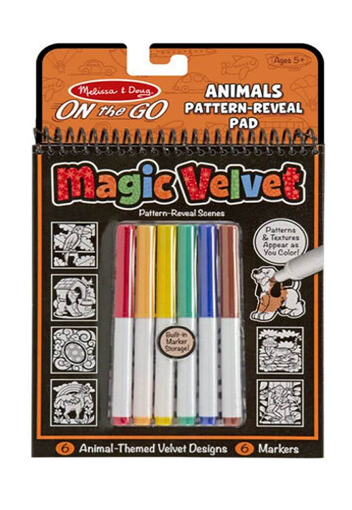 Melissa & Doug On the Go Magic Velvet - Animals