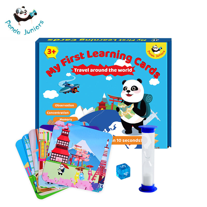 PANDA JUNIORS MY FIRST LEARNING CARDS-TRAVEL AROUND THE WORLD