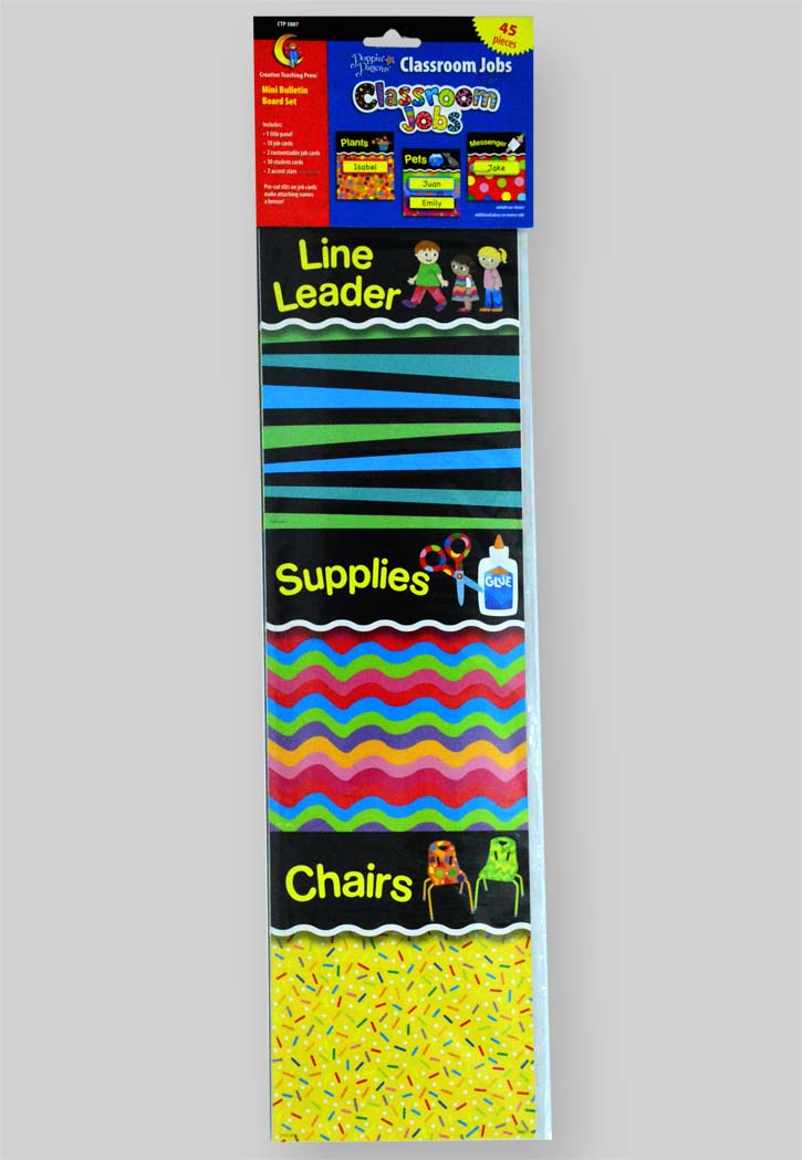 Poppin Patterns Centers Classroom Jobs Set