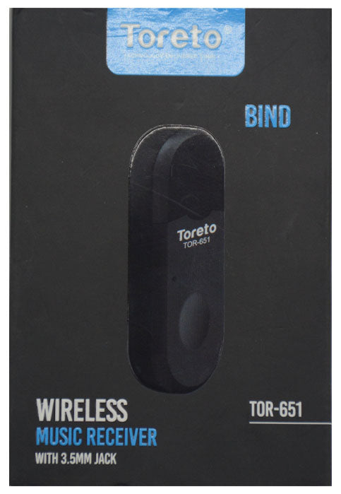 مستقبل موسيقى بلوتوث - توريتو TORETO WIRELESS MUSIC RECEIVER TOR-651