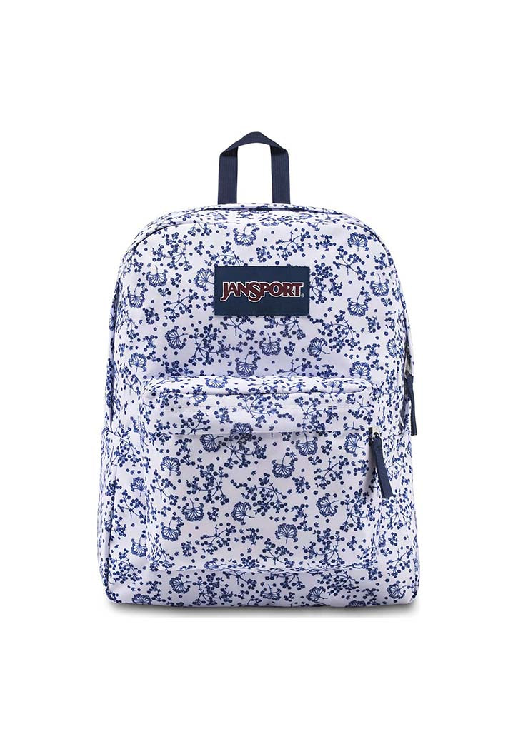 Student Backpack 17' White Field Floral