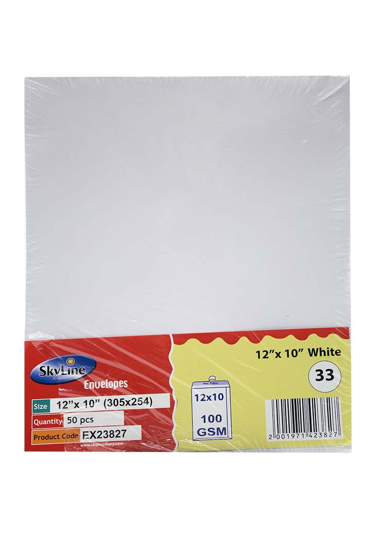 Skyline - White Envelope 12x10'