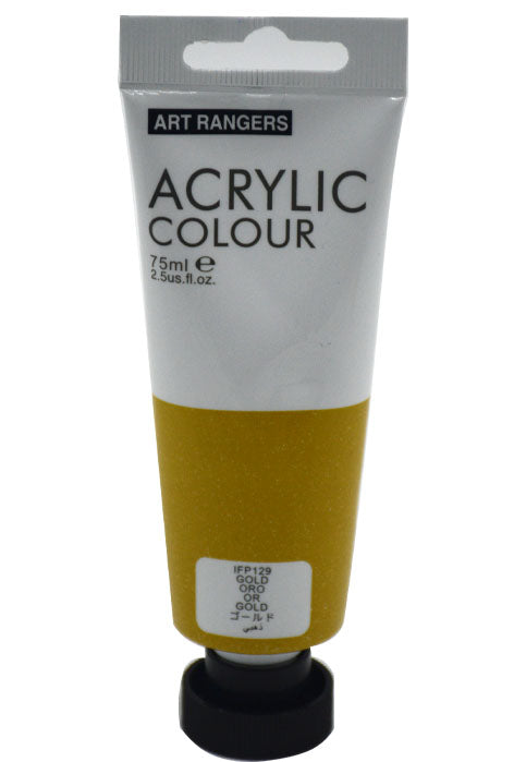 ART RANGER ACRYLIC COLOUR 75ML-GOLD