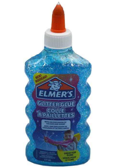 ELMERS GLITTER GLUE 177ML BLUE