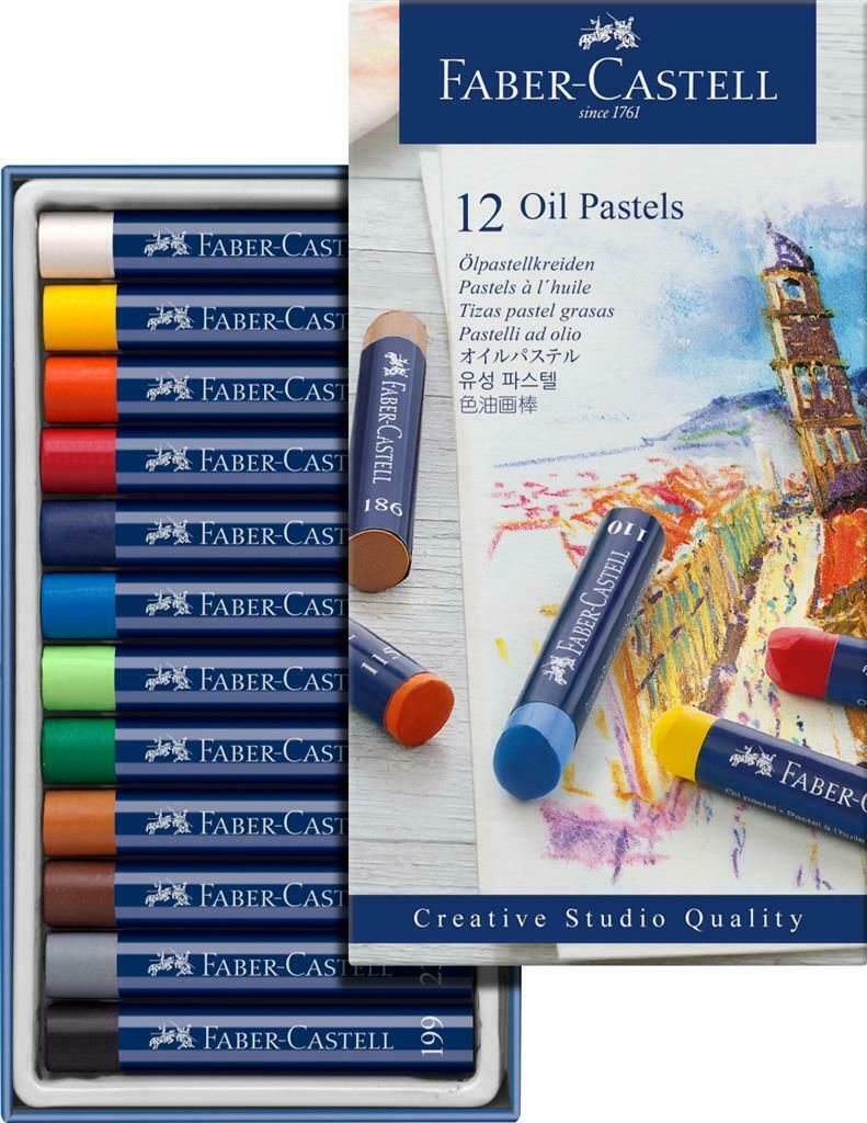 Faber Castell - Creative Studio Oil Pastels 12Pcs