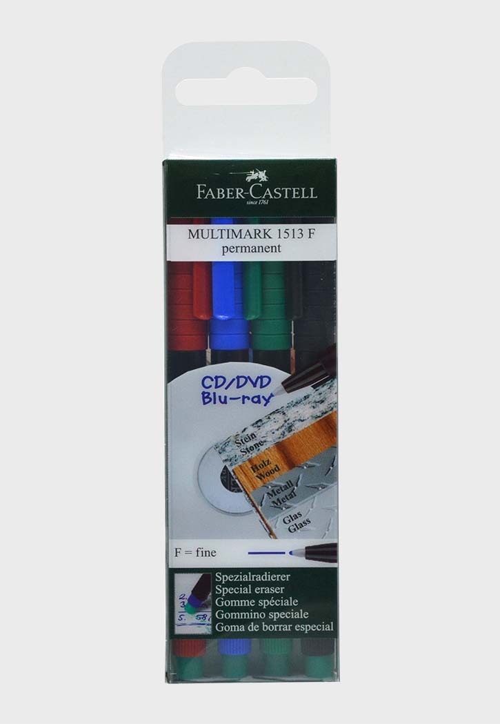 Faber Castell - Permanent Marker 4PCS