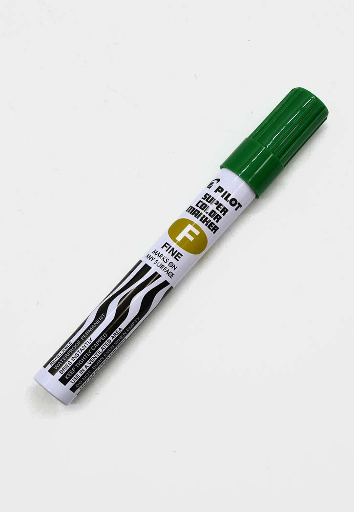 Pilot - Fine Green Permanent Marker
