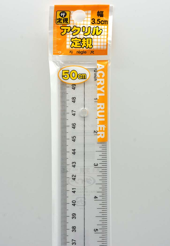 مسطرة 50 سم Acrylic Clear Ruler 50CM