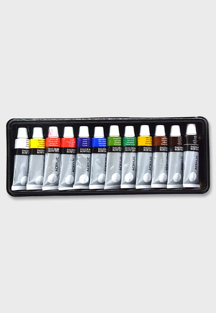 Daler Rowney - Acrylic Colors 12x12ML