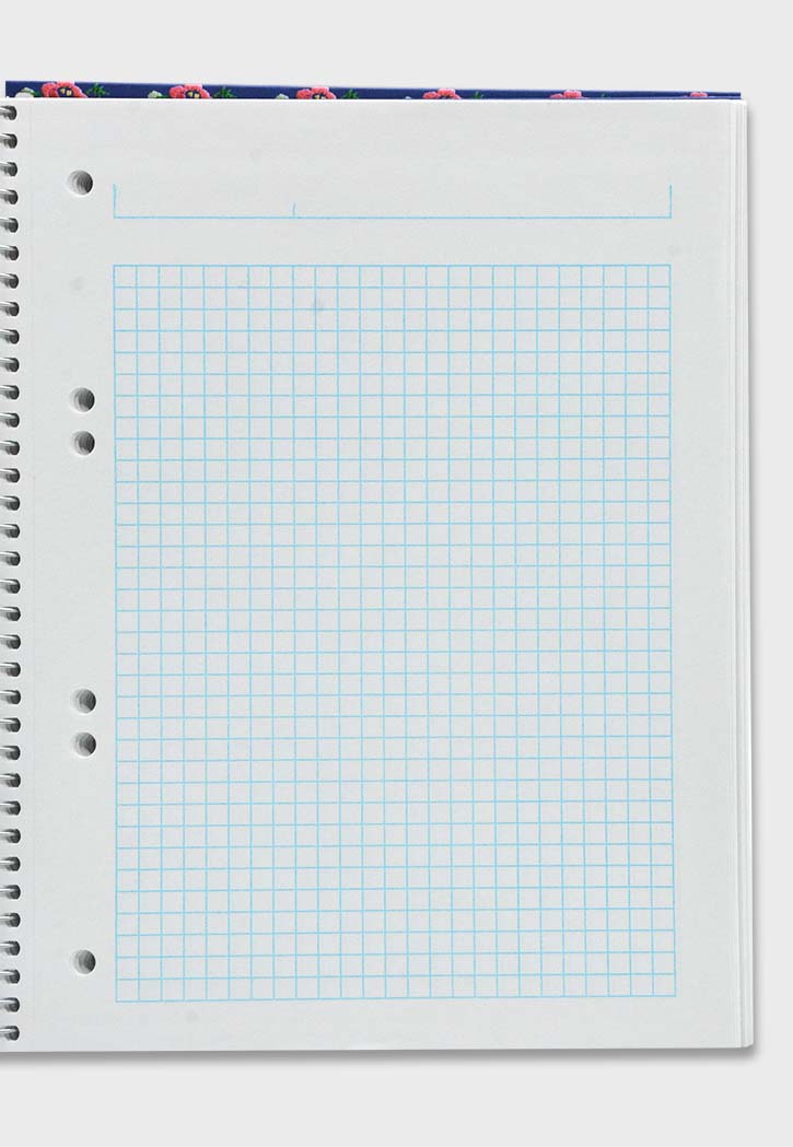 Ambar Lusa - Spiral Hard Cover Square Notebook A5