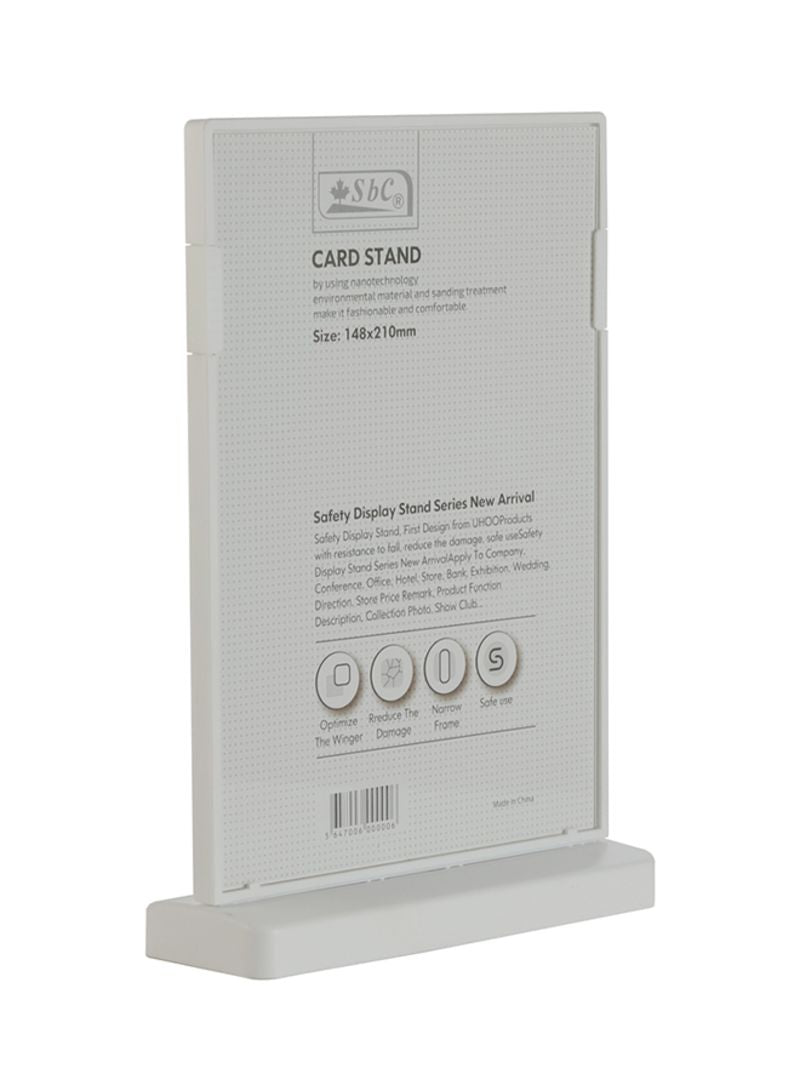 Sbc - Vertical Sign Holders with Base, A5 Size