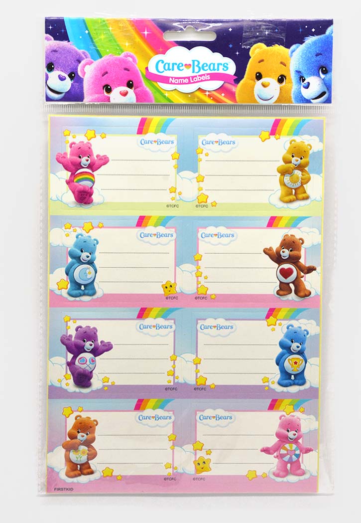 Care Bears - Name Labels Stickers