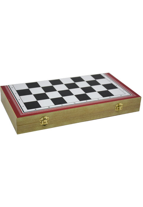 BACKGAMMON & CHESS SET-3202B 2 IN 1
