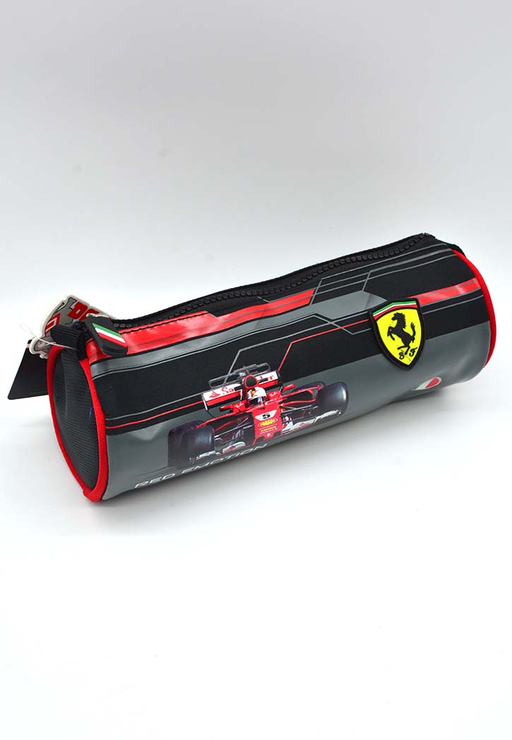FERRRI RED EMOTION FAST TO BE FIRST ROUND PENCIL CASE