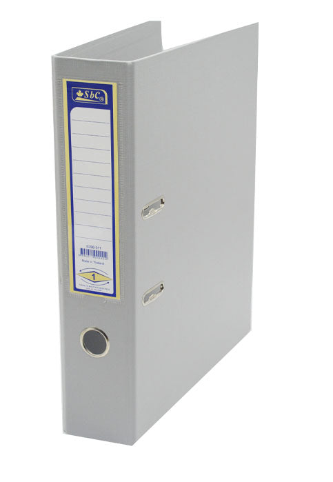 ملف بلاستيكي _ 2 خرم - فضي SBC LEVER ARCH FILE 3" GRAY