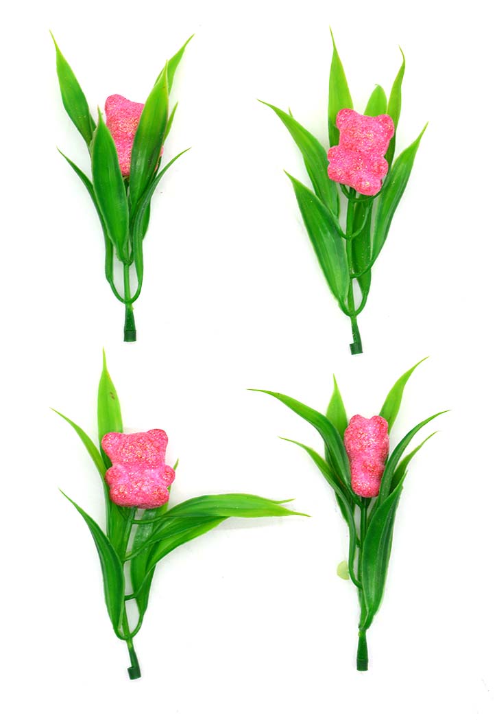 Plastic Artificial Tree With Flower