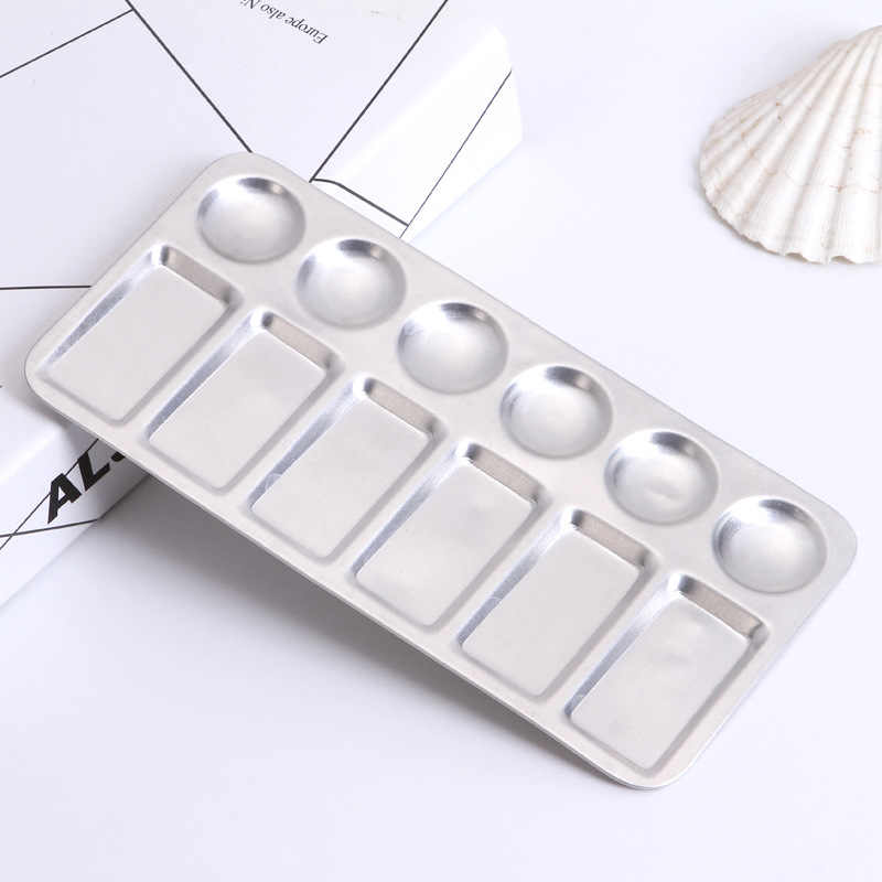 Metal Palette Art Supply (12 Holes)