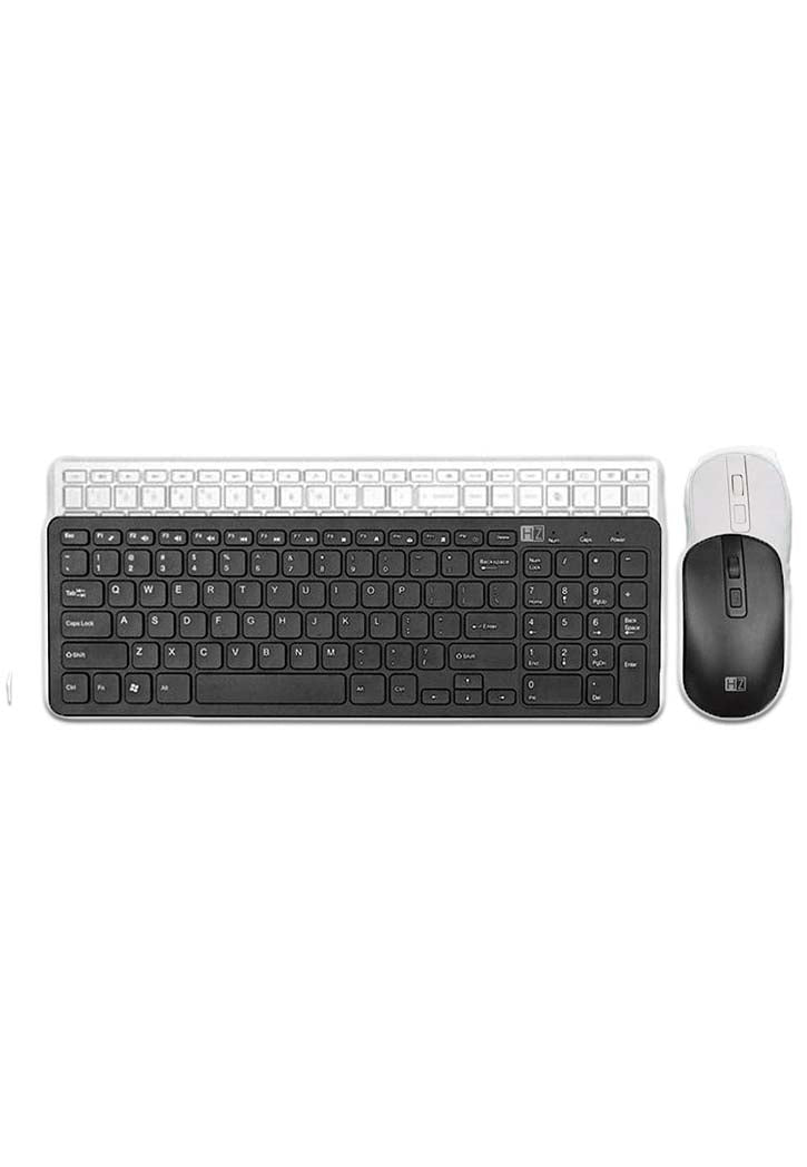كيبورد لوحة مفاتيح لا سلكي وايرليس مع ماوس HeatZ ZK06 Arabic English Wireless Keyboard + Mouse