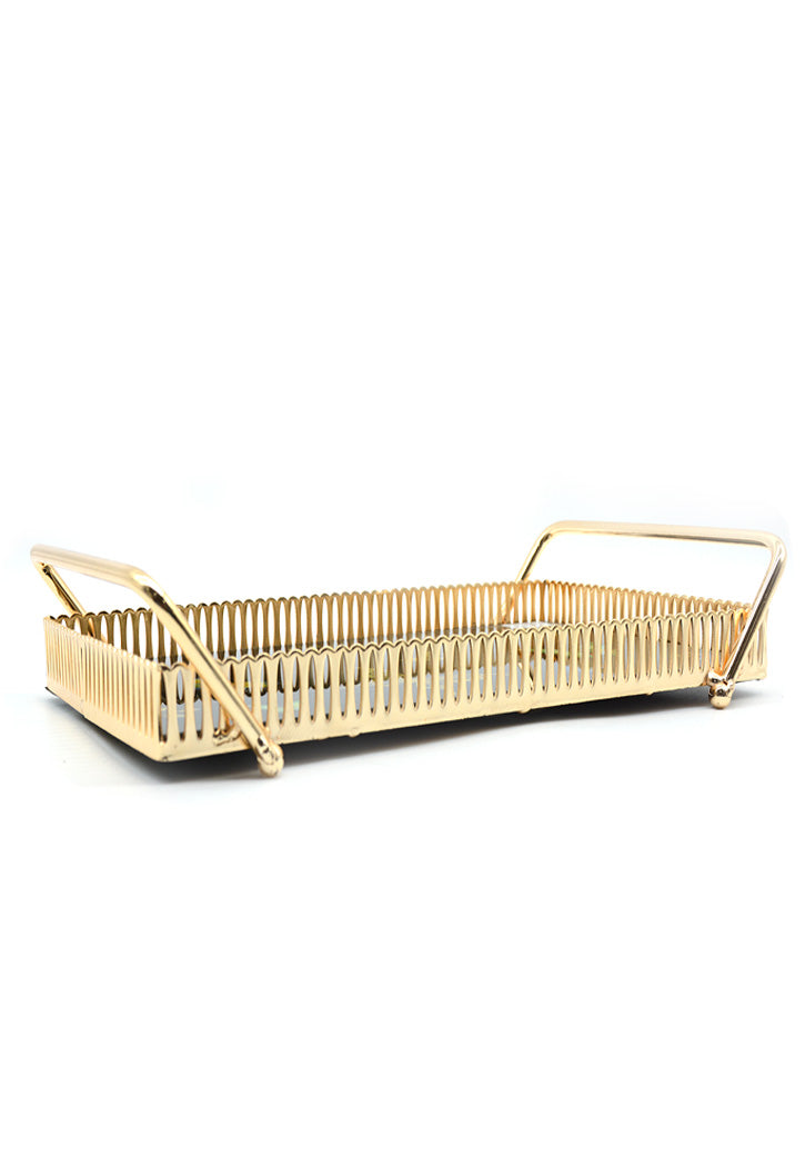 Golden Serving Tray 35X21CM