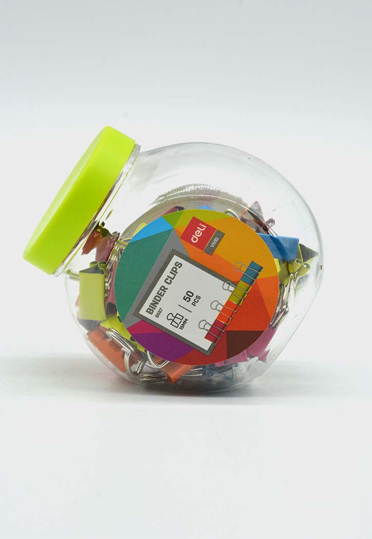 Deli - Colored Binder Clips 15MM