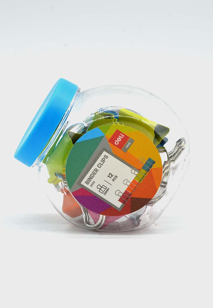Deli - Colored Binder Clips 25MM
