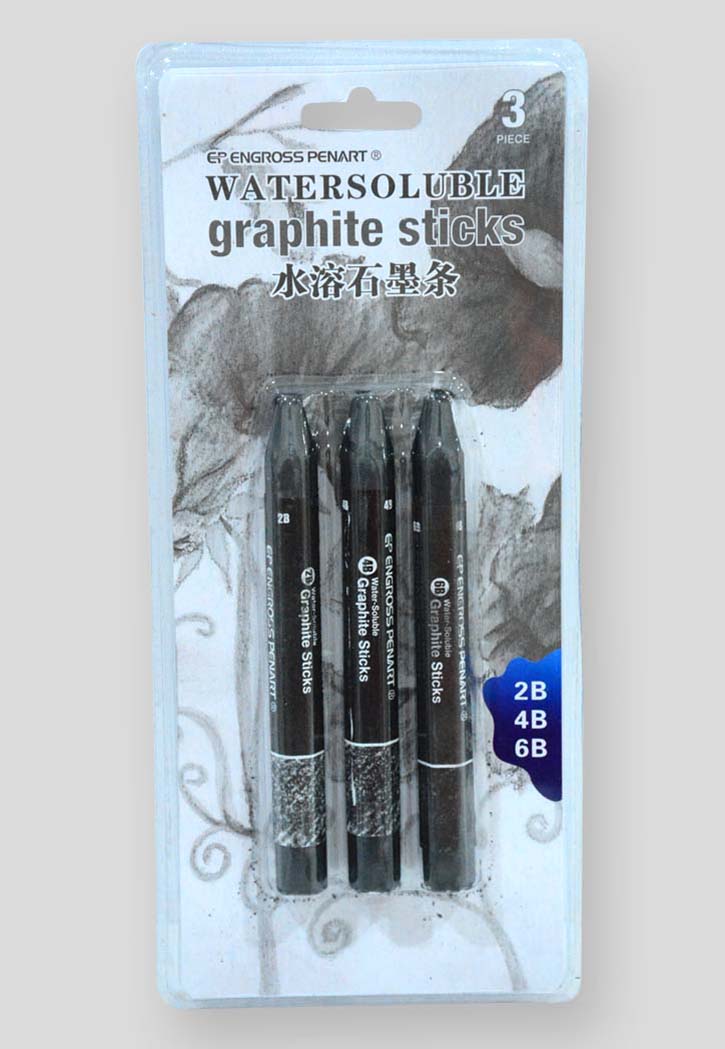 Water-soluble Graphite Sticks 3pc