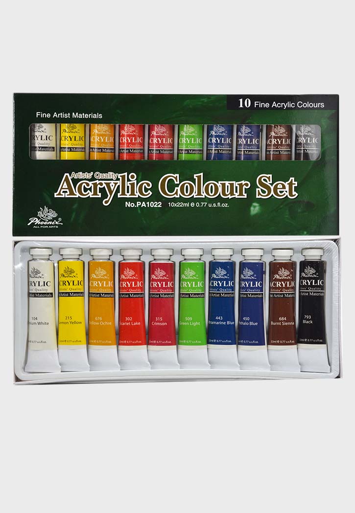 Phoenix - Acrylic Color Set 10PCS