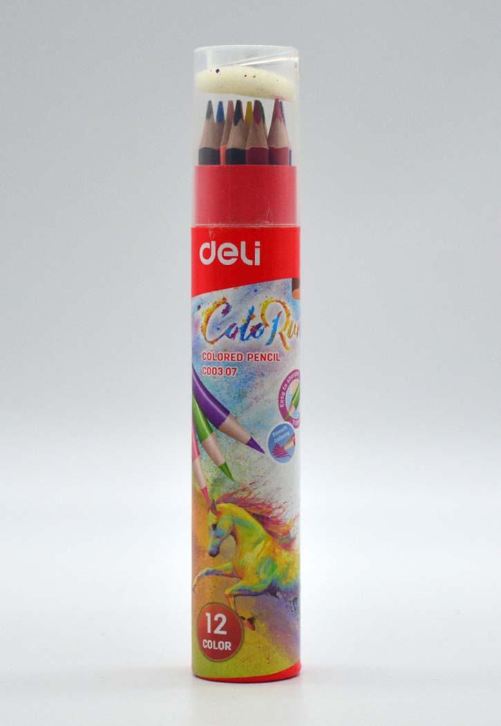 Deli - Colorun Colored Pencil 12PCS Tube