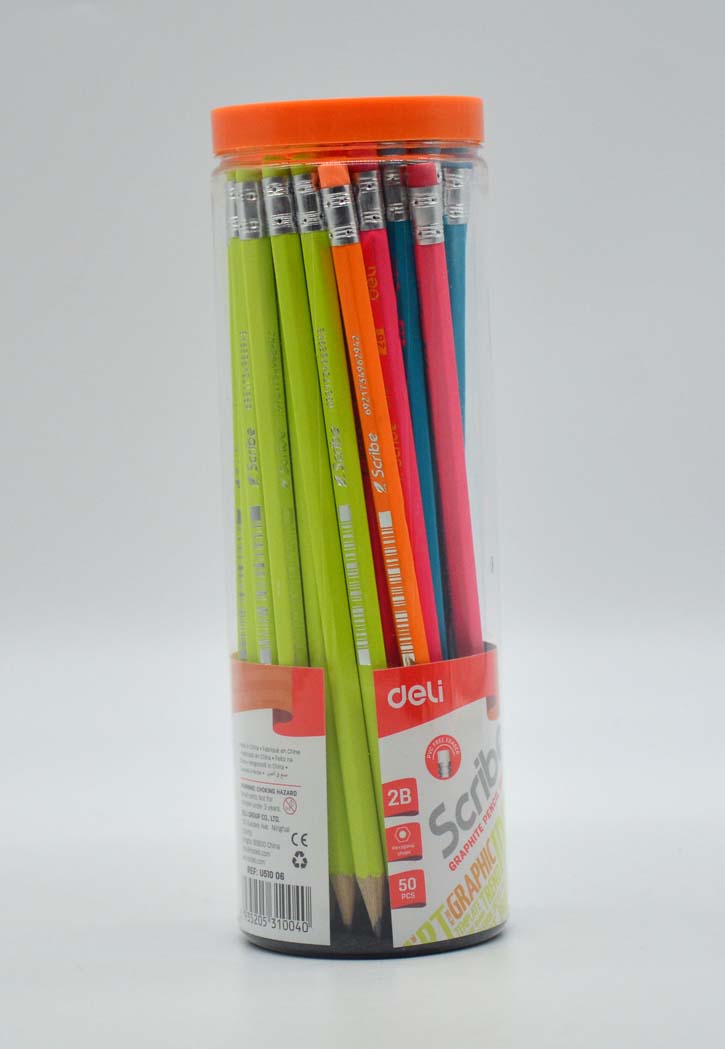 Deli - Graphite Pencil With Eraser