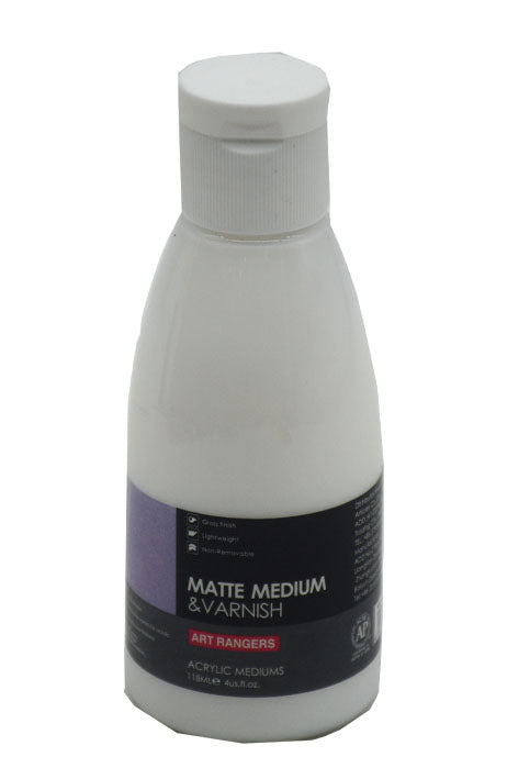 ART RANGERS MATTE MEDIUM & VARNISH 118ML
