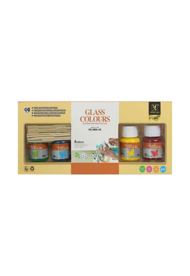 Glass Color Paint 6x25ML