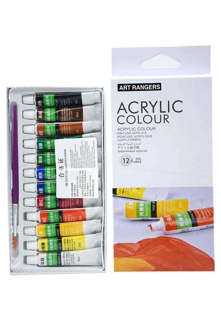 Art Ranger Acrylic Paint Tube 75 Ml - Titanium White