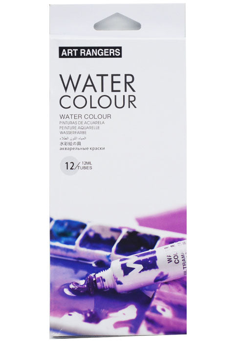 طقم الوان مائية 12 انبوب لون 12مل ART RANGER BASICS WATER COLOUR SET 12MLx12COLOR
