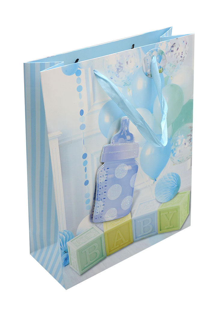 New Baby Boy Paper Gift Bag 30X40CM