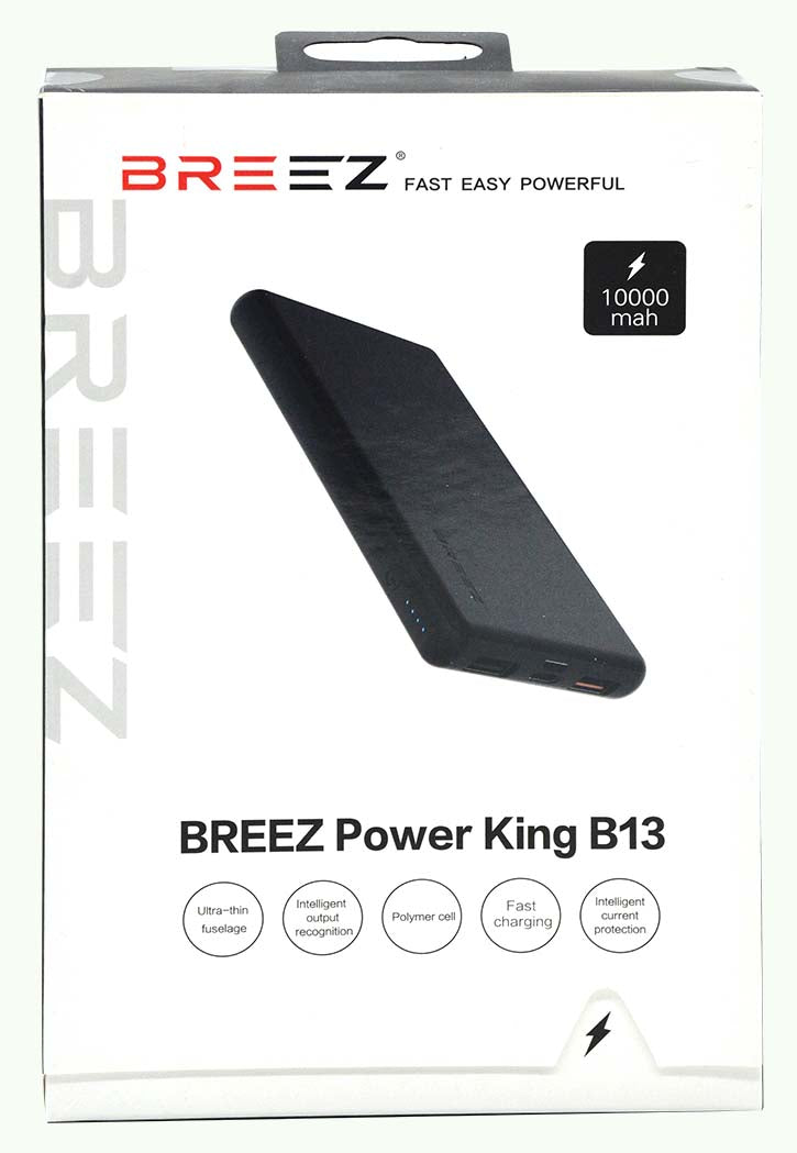 BREEZ - Power Bank 10000mah