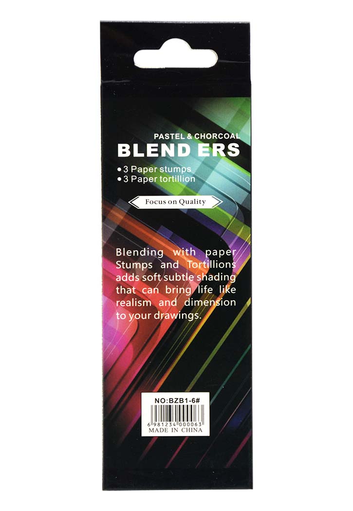 BEIJIAER - Pastel & Charcoal 6PCS